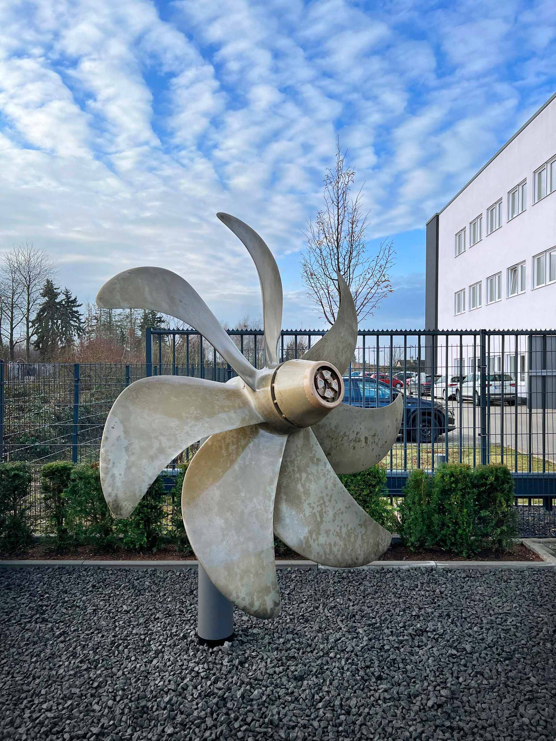 Propeller of Submarine U 15 at Its Place in Front of the Headquarters of Sinn Spezialuhren