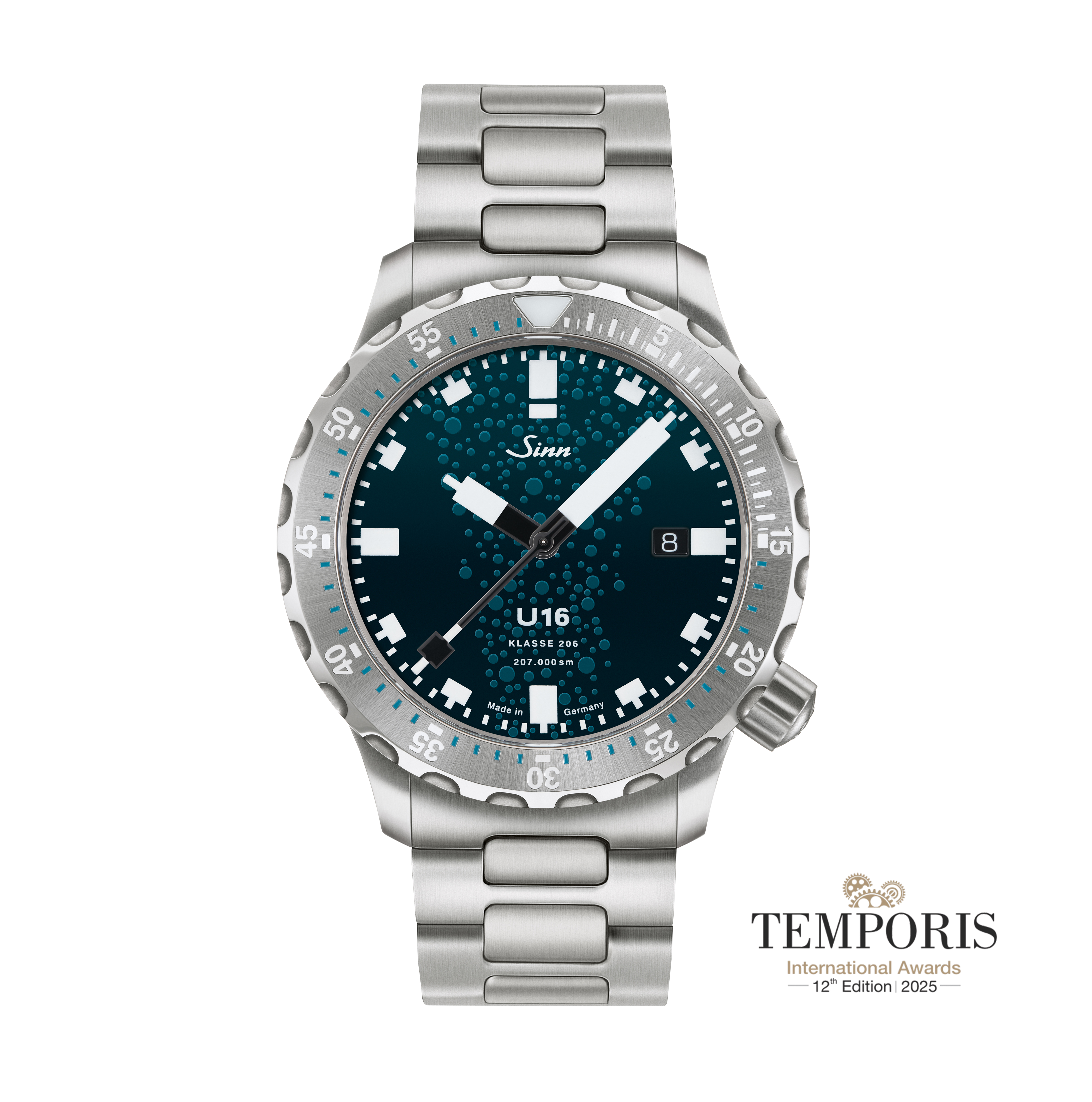 Front view of the 903 St II with logo in the corner: Watch of the Year