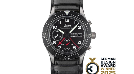 The historical pilot chronograph 156.1 – awarded the German Design Award