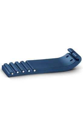 Bracelet en silicone bleu pour système de bracelet de plongée DuoFlex – Vue de face avec bracelet