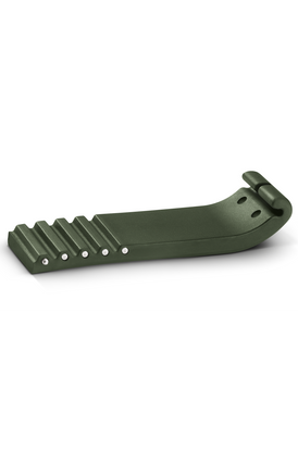 Bracelet en silicone vert pour système de bracelet de plongée DuoFlex – Vue de face avec bracelet