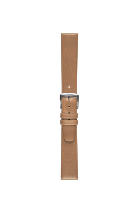 Bracelet en veau brun – Vue de face avec bracelet