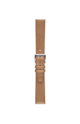 Brown calfskin strap – Front view with strap