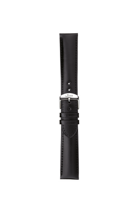 Black calfskin strap – Front view with strap