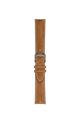 Brown shell cordovan strap – Front view with strap