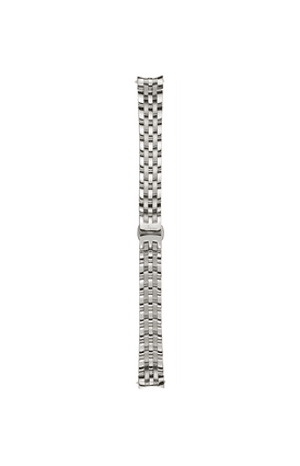 Bracelet massif en titane polie et satiné – Vue de face avec bracelet