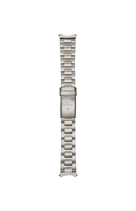Bracelet massif en acier inoxydable satiné avec technologie TEGIMENT – Vue de face avec bracelet
