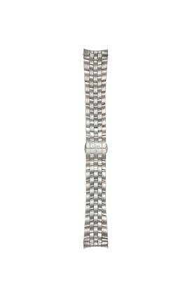 Bracelet massif en acier inoxydable satiné avec technologie TEGIMENT – Vue de face avec bracelet