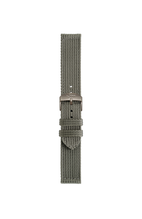 Bracelet en textile gris olive