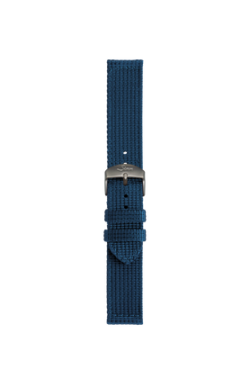 Blaues Textilarmband