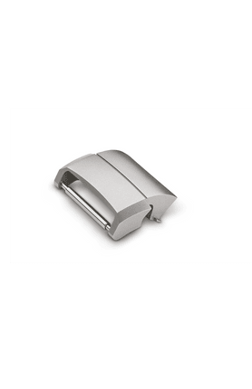 Bead-blasted stainless steel case adapter for DuoFlex diving strap system