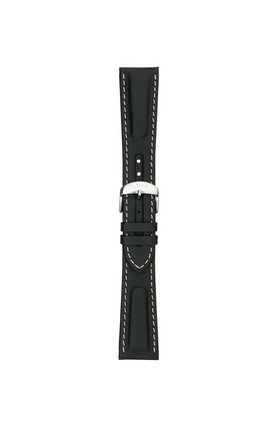 Schwarzes Kalbslederarmband