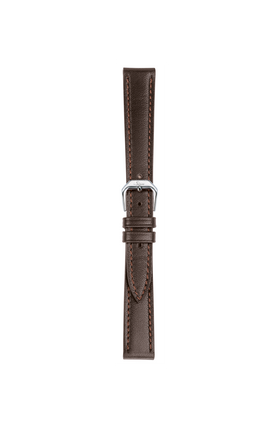 Mokkafarbenes Rindslederarmband mit Juchtengerbung