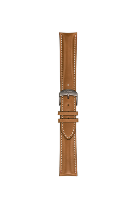Brown horsehide leather strap