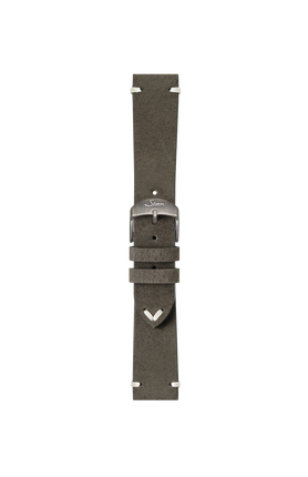 Grey Nubuck boar leather strap