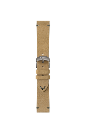 Sand-coloured Nubuck boar leather strap