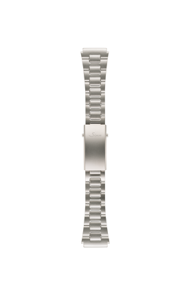 Bracelet massif en acier inoxydable microbillé