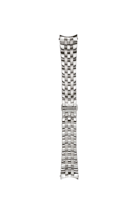 Bracelet massif en acier inoxydable polie et satiné