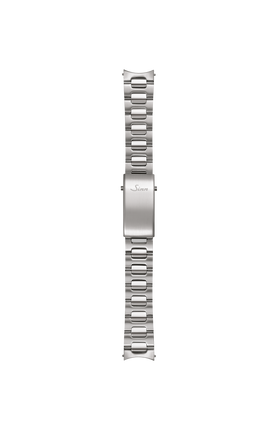 Bracelet massif en acier inoxydable polie et satiné