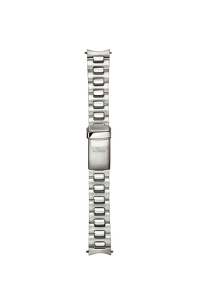 Bracelet massif en acier inoxydable polie et satiné