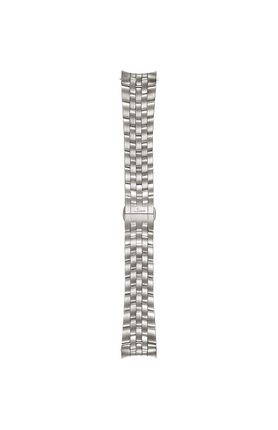 Bracelet massif en acier inoxydable satiné