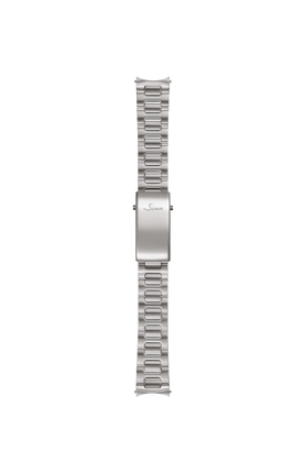 Bracelet massif en acier inoxydable satiné