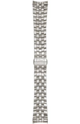 Bracelet massif en acier inoxydable satiné