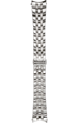 Polished and satinized solid stainless steel bracelet