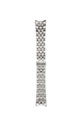 Bracelet massif en acier inoxydable polie et satiné