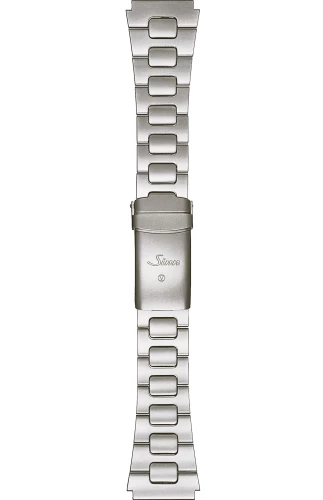 Bead-blasted solid stainless steel bracelet with TEGIMENT