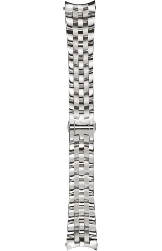 Polished and satinized solid stainless steel bracelet