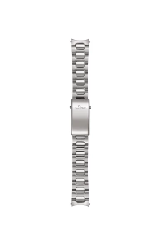 Polished and satinized solid stainless steel bracelet