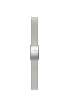Bracelet en silicone gris intégré à la boîte – Vue latérale droite