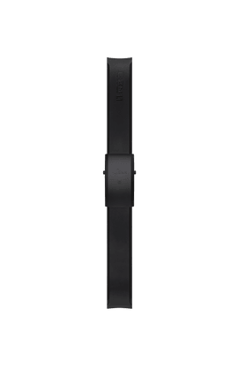 Bracelet en silicone noir intégré à la boîte – Vue latérale droite