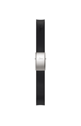 Bracelet en silicone noir intégré à la boîte – Vue latérale droite