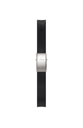 Bracelet en silicone noir intégré à la boîte – Vue latérale droite