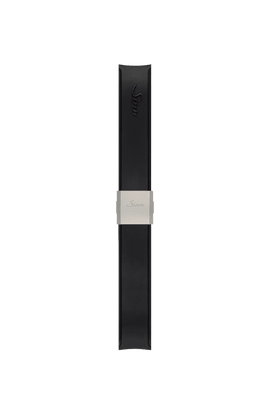 Bracelet en silicone noir intégré à la boîte – Vue arrière