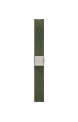 Bracelet en silicone vert intégré à la boîte – Vue arrière